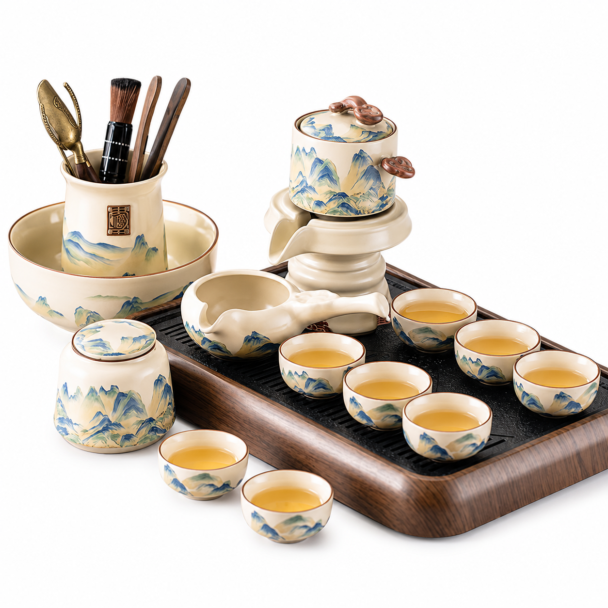 Mountain Harmony Tea Set™ | Premium Chinese Gongfu Tea Ceremony Collection