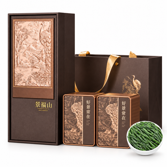 Premium Anhui Lu’an Guapian Green Tea Gift Set – Rich Aroma, 160g