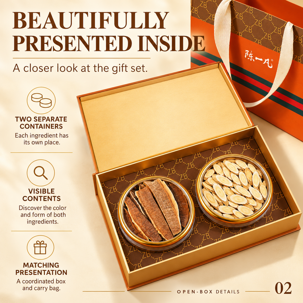 Astragalus Huang Qi Root and Reishi Ling Zhi Gift Set