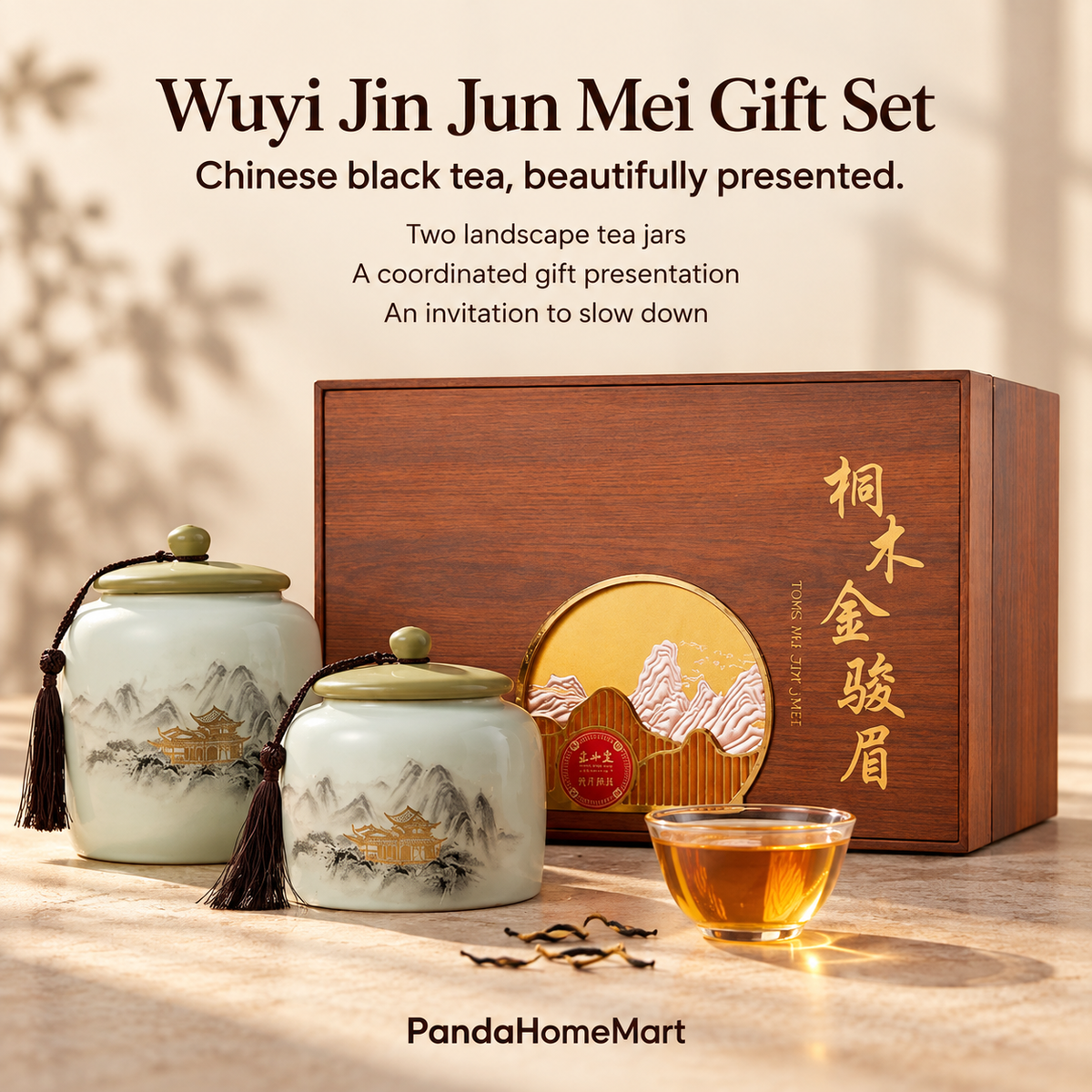 Premium Wuyi Jin Jun Mei Black Tea Gift Set – Te Ji 260 g