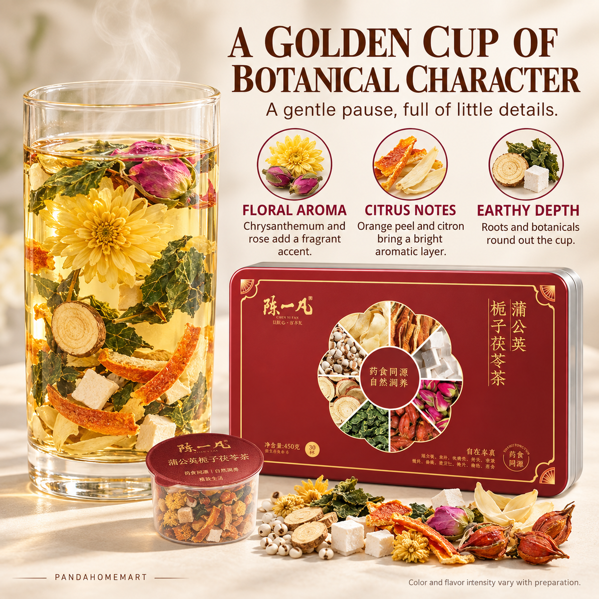 Dandelion, Gardenia & Poria Tea Pods™ — 30 Pods