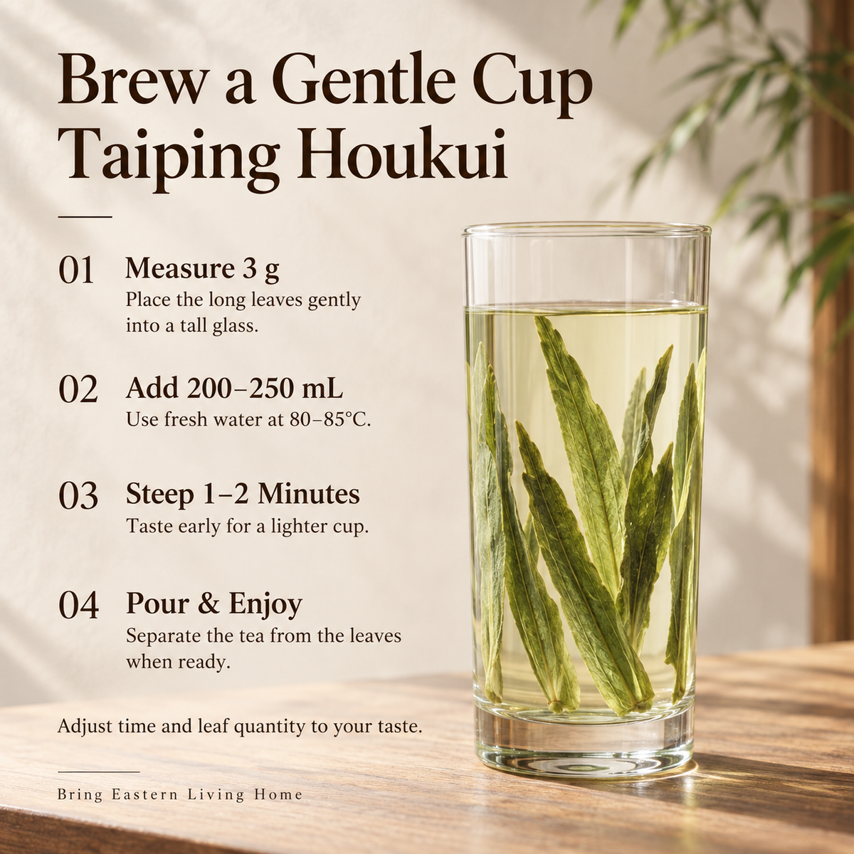 Premium First-Pick Pre-Rain Taiping Houkui Green Tea – Orchid Aroma 250 g