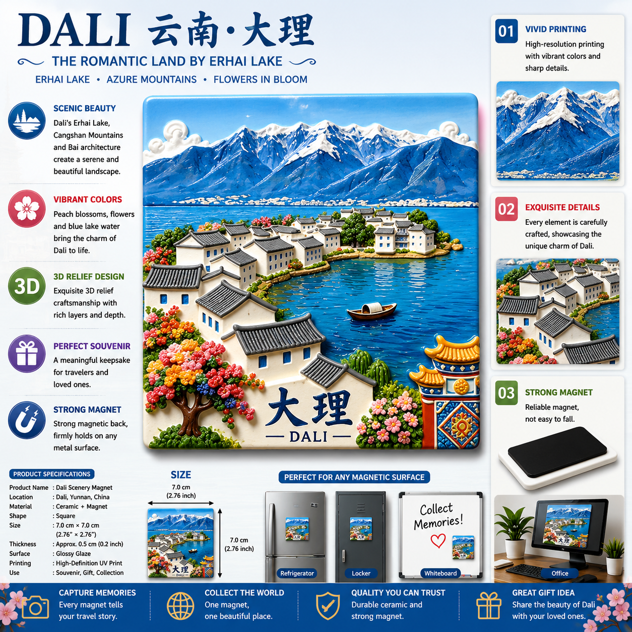 Dali Erhai Serenity Magnet