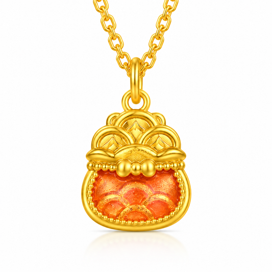 999 Pure Gold Treasure Pouch Charm™ | Abundance, Gratitude & Prosperity