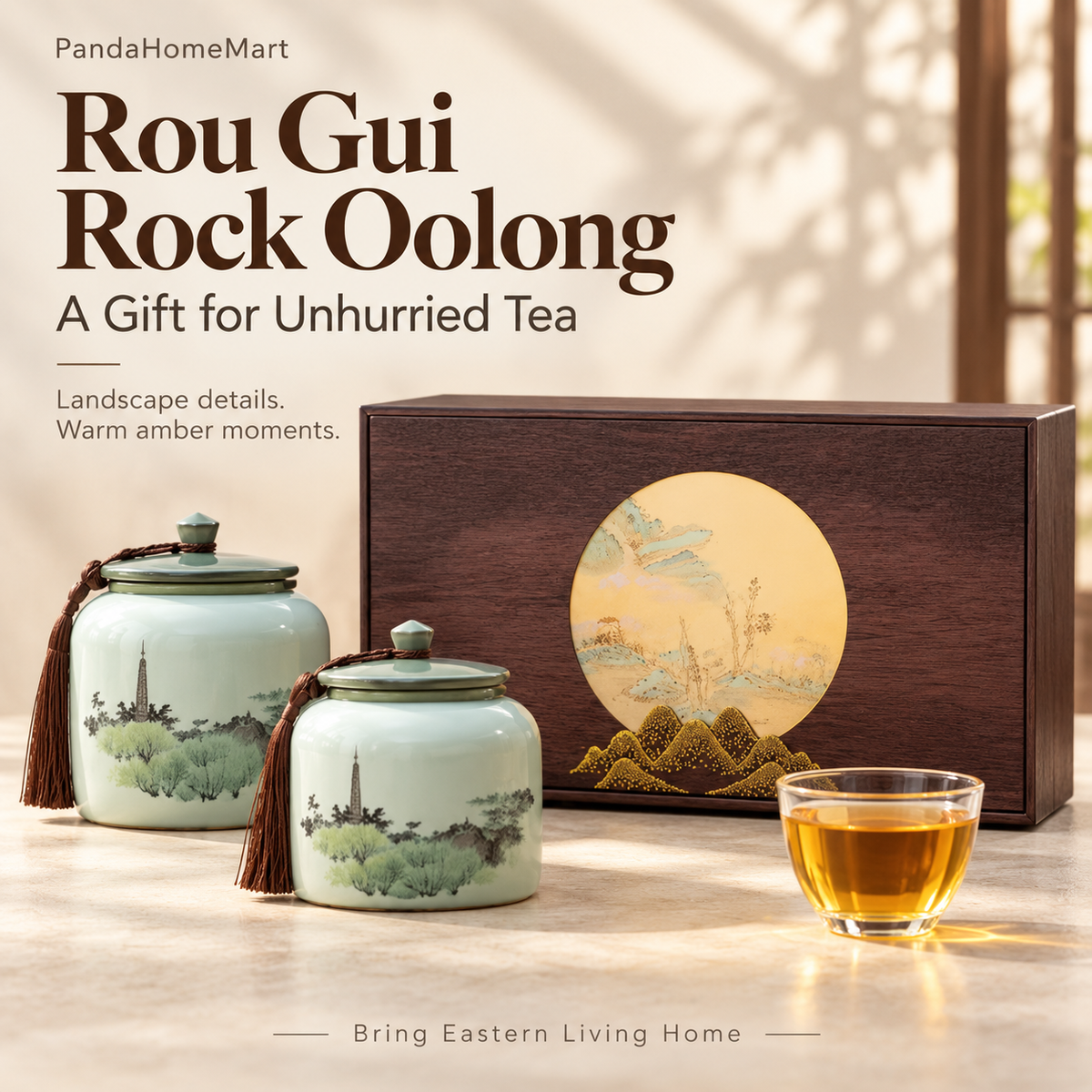 Premium Rou Gui Wuyi Rock Oolong Tea Gift Set – 250 g