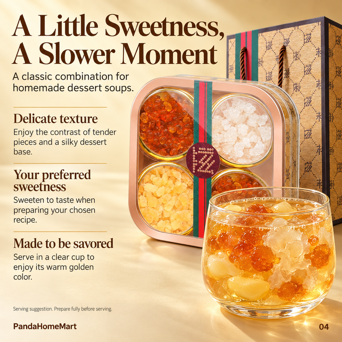 Peach Gum · Snow Gum · Zao Jiao Mi Sweet Soup Gift Set – 500 g