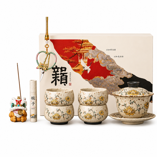 Lotus Prosperity Tea Ceremony Gift Set™ | Luxury Chinese Tea Gift Box