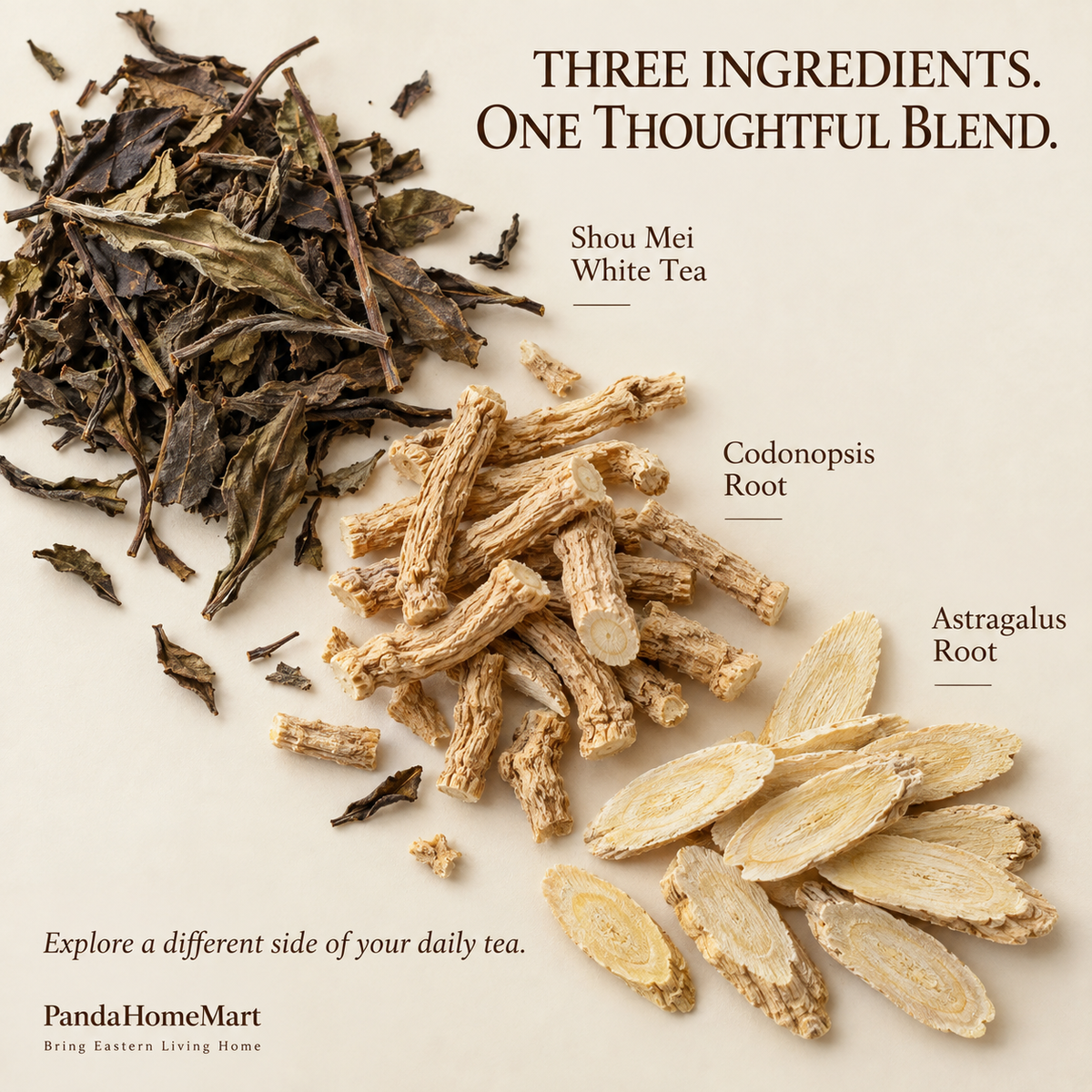 Codonopsis & Astragalus Shou Mei White Tea Sample – 63 g