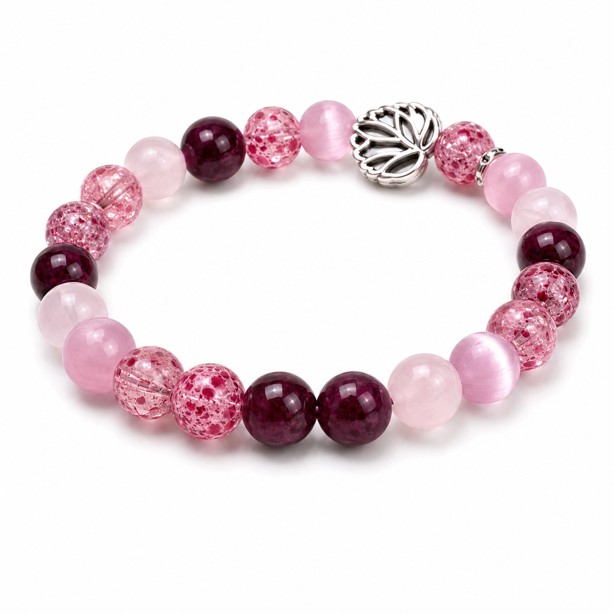 Love Chakra Crystal Bracelet™ | Rose Quartz & Garnet Energy Bracelet