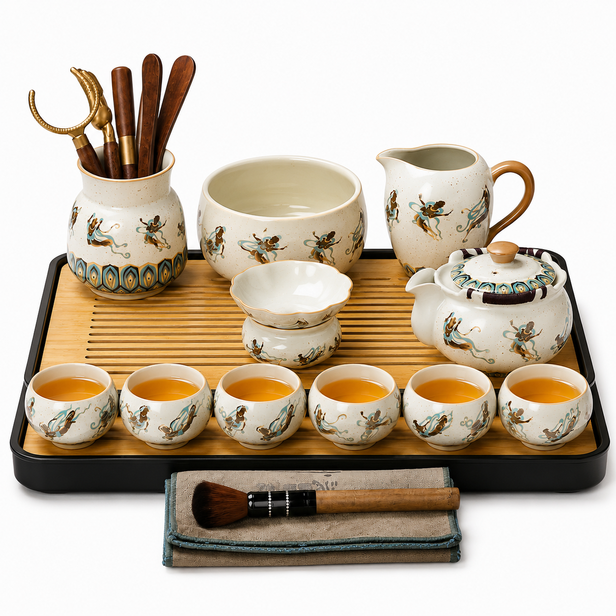 Flying Apsaras Heritage Gongfu Tea Ceremony Set™
