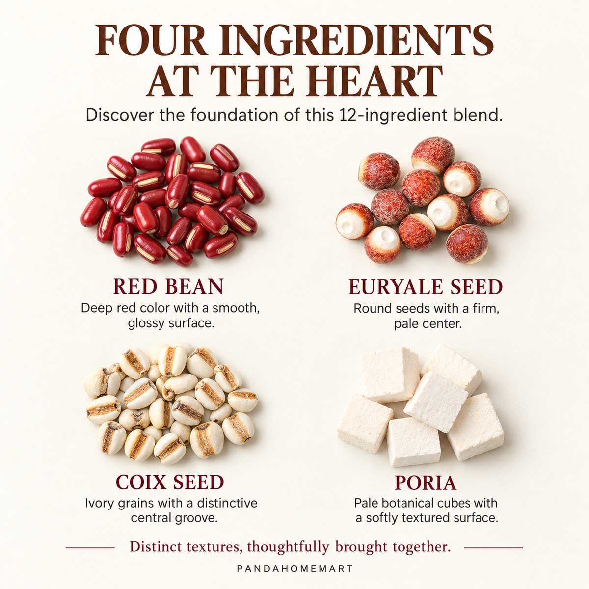 Red Bean, Coix Seed & Poria Tea Pods™ — 30 Pods