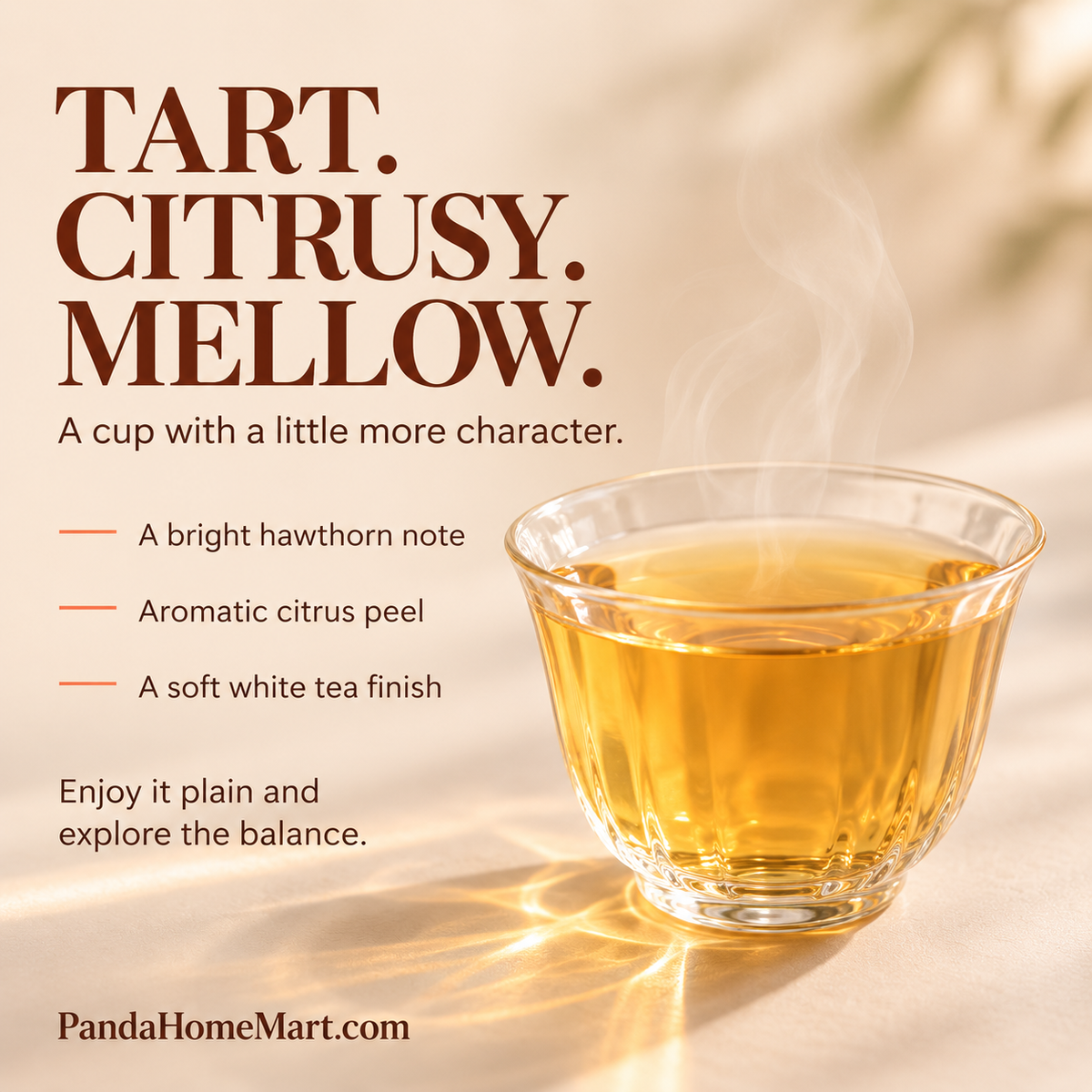 Hawthorn & Chenpi Shou Mei White Tea Sample – 63 g