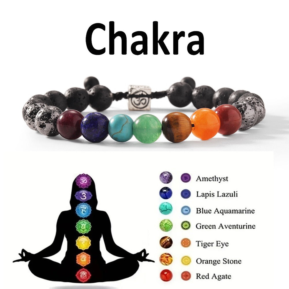 2pcs Red Agate Turquoise Crystal Bracelet Set - Natural Stone Beaded Bracelets for Protection & Luck