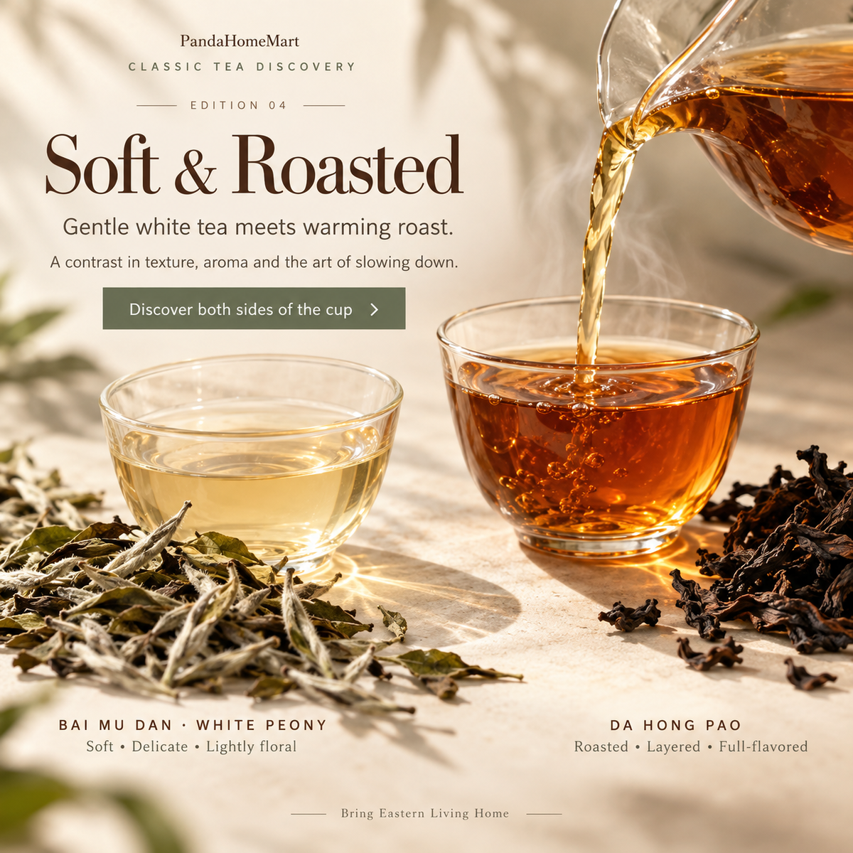 Classic Tea Subscription with Bai Mu Dan White Tea and Da Hong Pao Oolong Tea