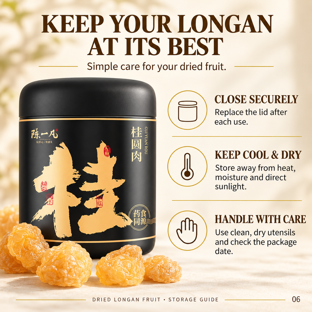 Dried Longan Fruit for Tea Pairings and Pantry Recipes
