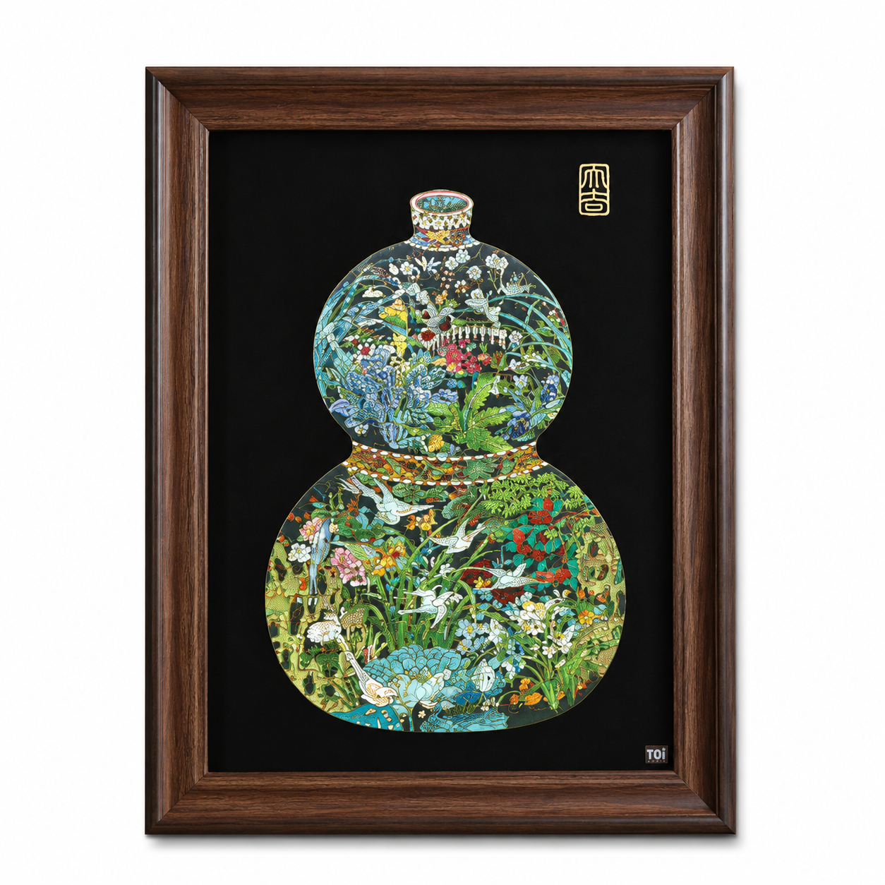 Chinese Gourd Blessing Jigsaw Puzzle – Fu Lu An Kang Hulu Puzzle, Chinese Aesthetic Wall Art, Oriental Healing Puzzle Gift For Adults