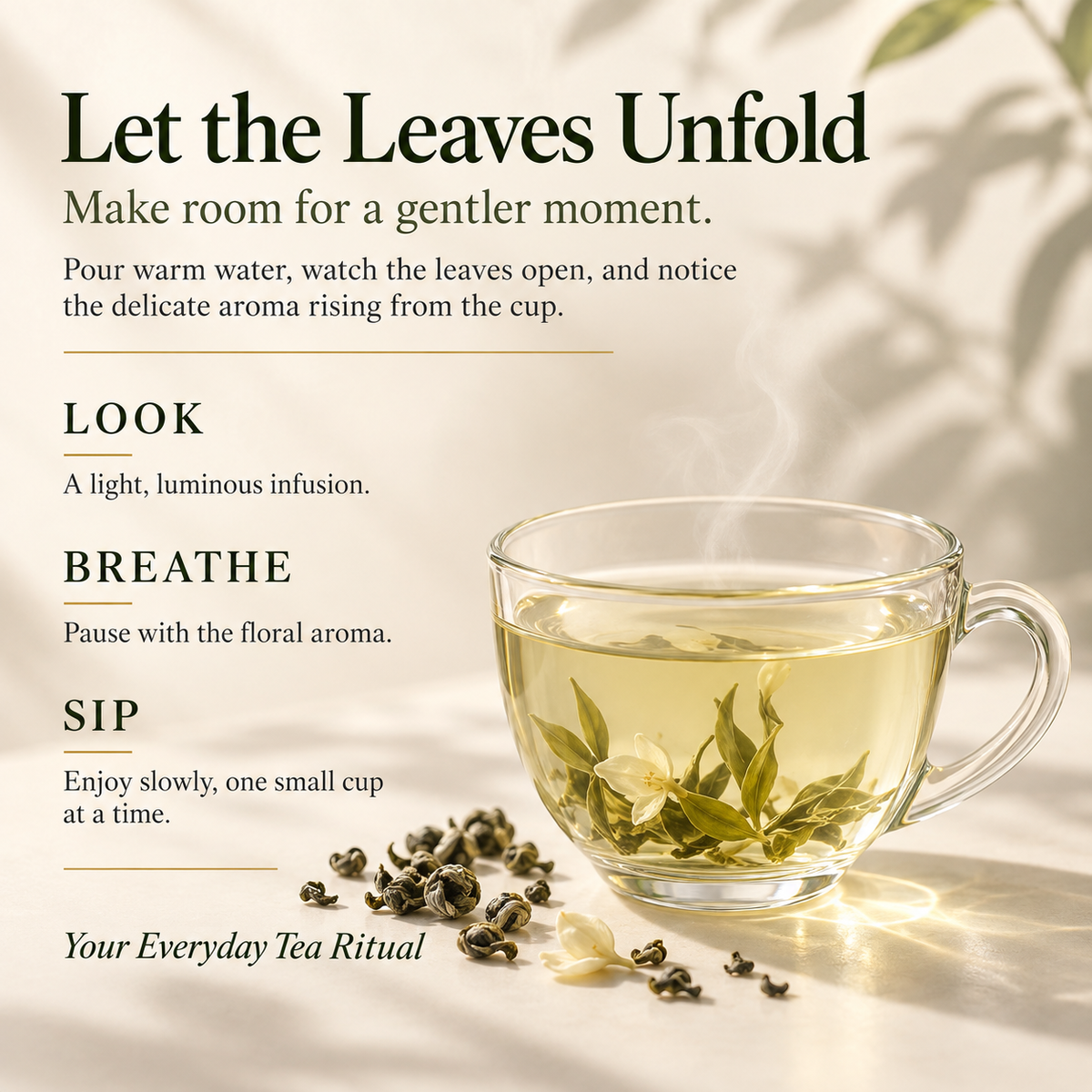 Premium Eight-Scented Hengxian Jasmine Green Tea – 125 g