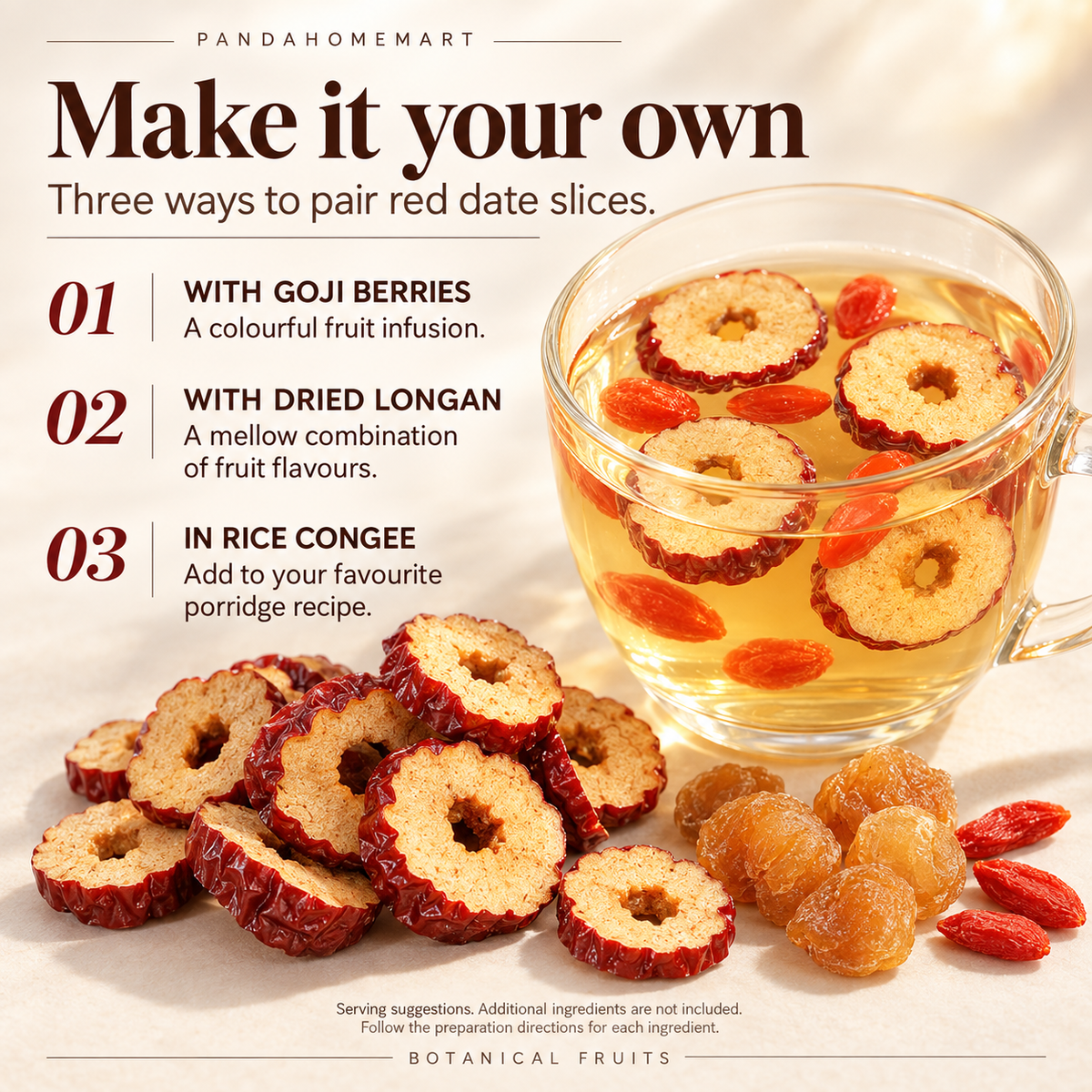 Red Jujube Slices Traditional Chinese Pantry Ingredient