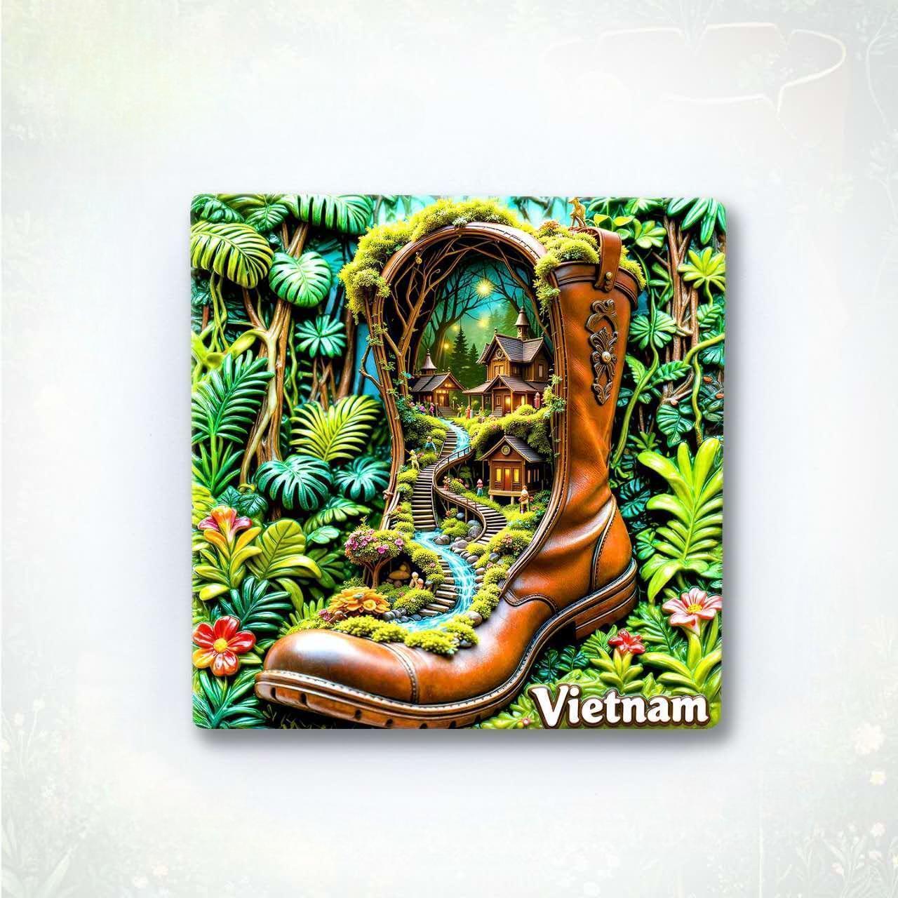 Vietnam Beyond Postcards™ Collection 8 Ceramic Magnets Inspired by the Landscapes, Culture &amp; Stories of Vietnam