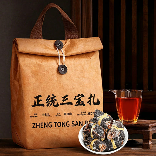 Zheng Tong San Bao Zha Tea – Traditional Chinese Three Treasure Herbal Tea for Wellness, Digestion & Warming Tea Rituals