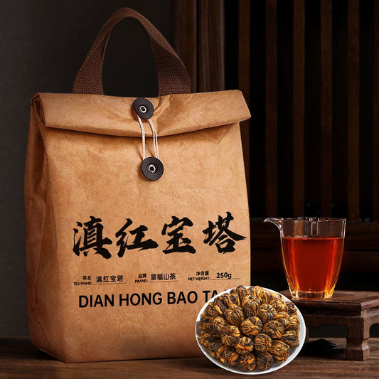 Dian Hong Bao Ta Tea – Premium Yunnan Black Tea Flower Towers for Wellness, Relaxation & Luxury Chinese Tea Rituals