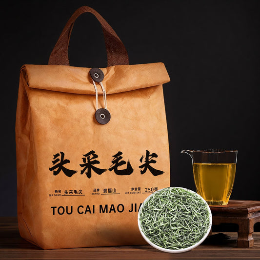 Tou Cai Mao Jian Green Tea – Premium Chinese Needle Green Tea for Calm Energy, Detox Wellness & Mindful Tea Rituals