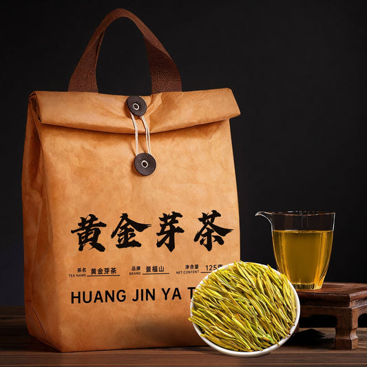 Premium Huang Jin Ya Tea – Rare Chinese Golden Bud Tea for Tea Meditation, Emotional Healing, Spiritual SPA & Mind-Body Wellness Rituals