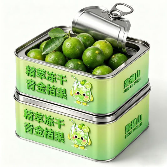 Freeze-Dried Green Kumquat Tea – Citrus Wellness Fruit Tea | Refreshing Vitamin Herbal Drink & Summer Detox Tea