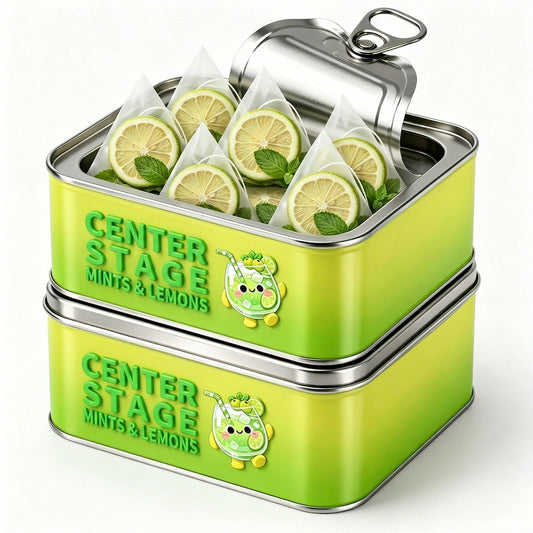 Premium Freeze Dried Mint Lemon Tea Cubes – Instant Wellness Fruit Tea for Refreshing Hydration, Slow Living & TikTok Aesthetic Drinks