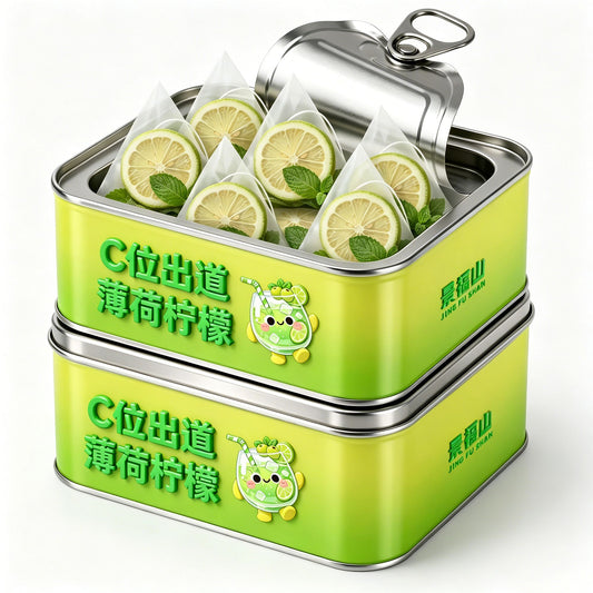 Vitamin C Mint Lemon Tea – Refreshing Citrus Botanical Drink for Cold Brew Wellness, Summer Hydration & Healthy Lifestyle