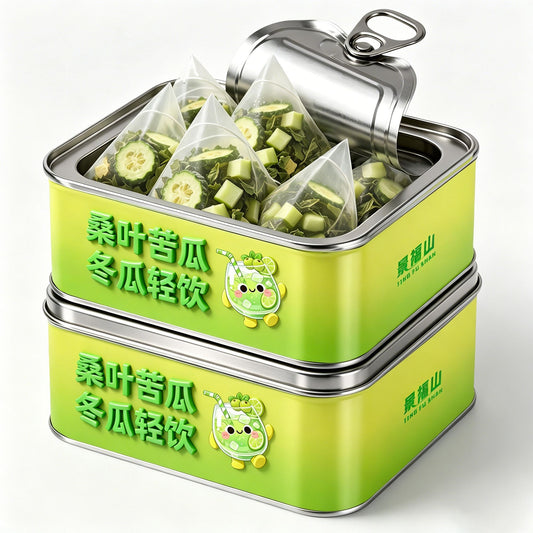 Mulberry Leaf Bitter Melon Winter Melon Tea – Herbal Detox Wellness Drink for Cold Brew Botanical Tea & Healthy Lifestyle