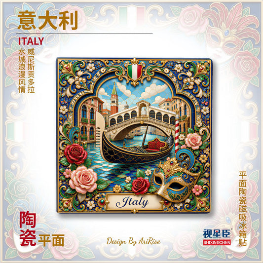 Italy Venice Ceramic Fridge Magnet