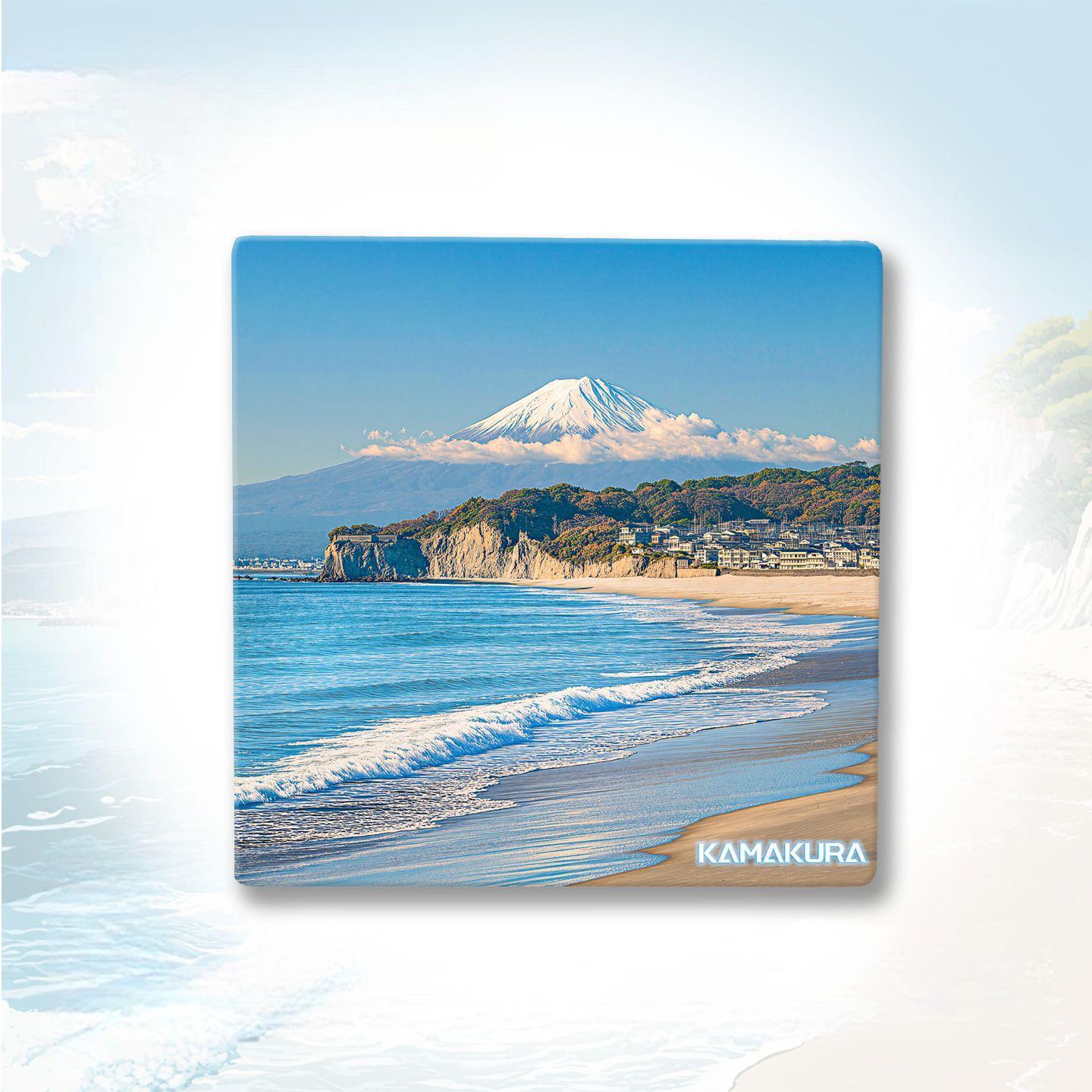 Japan Heritage & Sakura Ceramic Fridge Magnet Collection™ Five Timeless Symbols of Japan