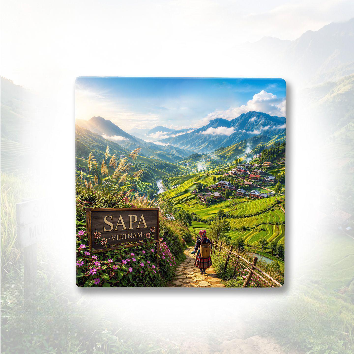 Vietnam Beyond Postcards™ Collection 8 Ceramic Magnets Inspired by the Landscapes, Culture &amp; Stories of Vietnam