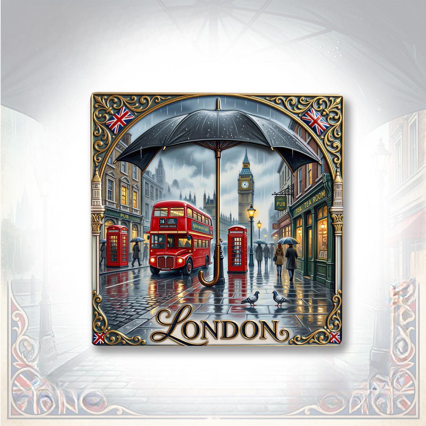 Soul of Britain™ Heritage Collection | 5 Ceramic British Landmark Magnets