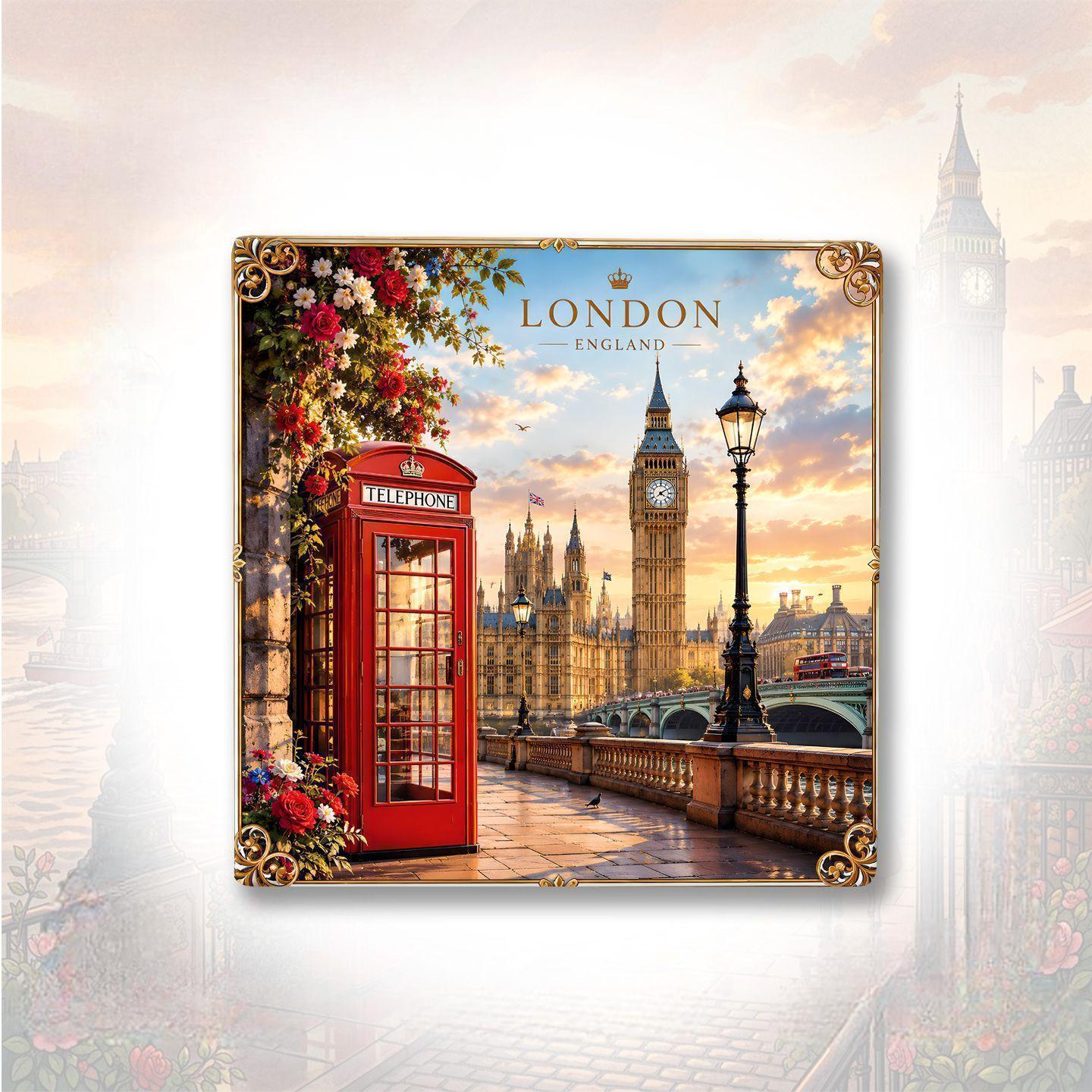 Soul of Britain™ Heritage Collection | 5 Ceramic British Landmark Magnets
