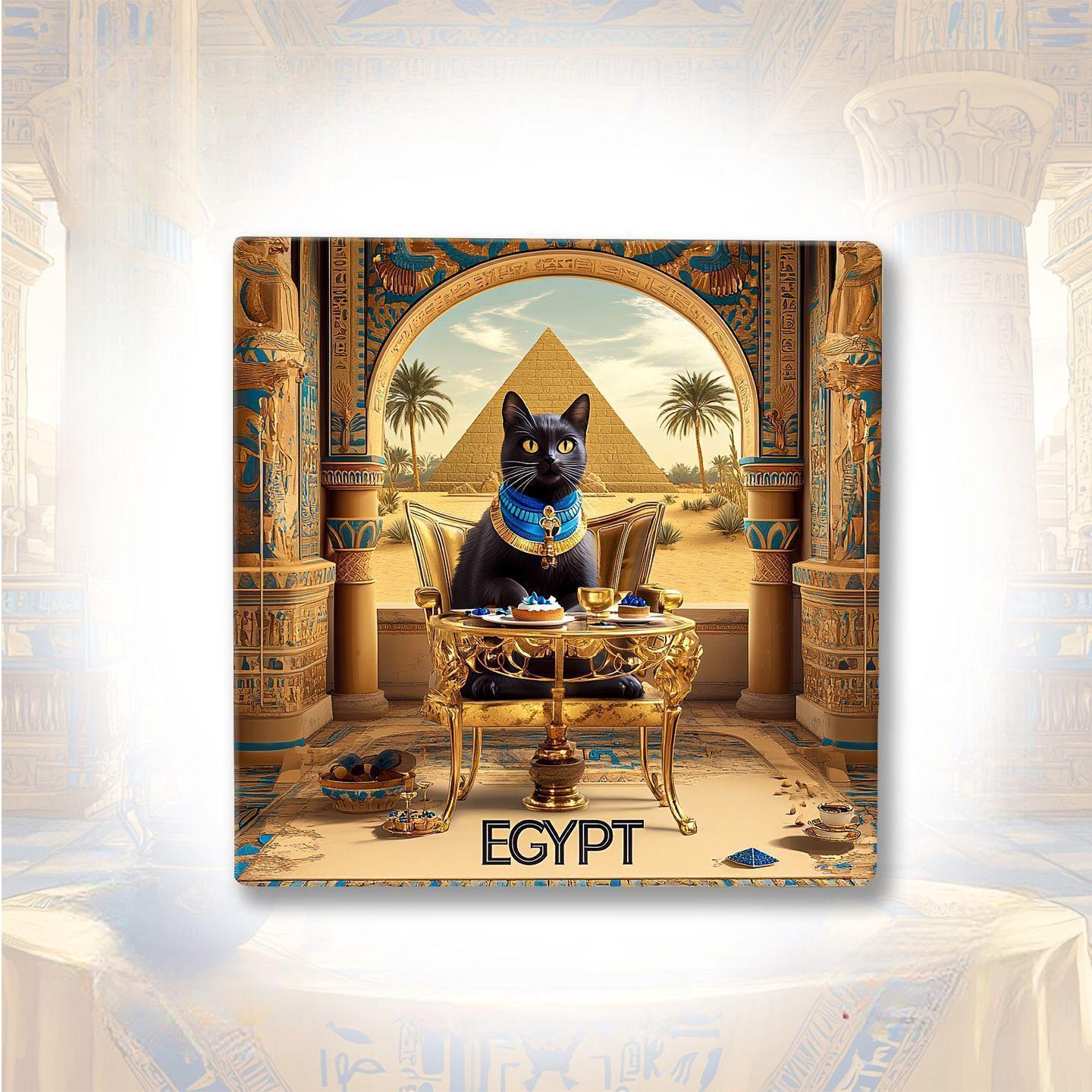 Eternal Egypt™ Mysteries of the Nile Collection Premium Ceramic Heritage Magnet Set