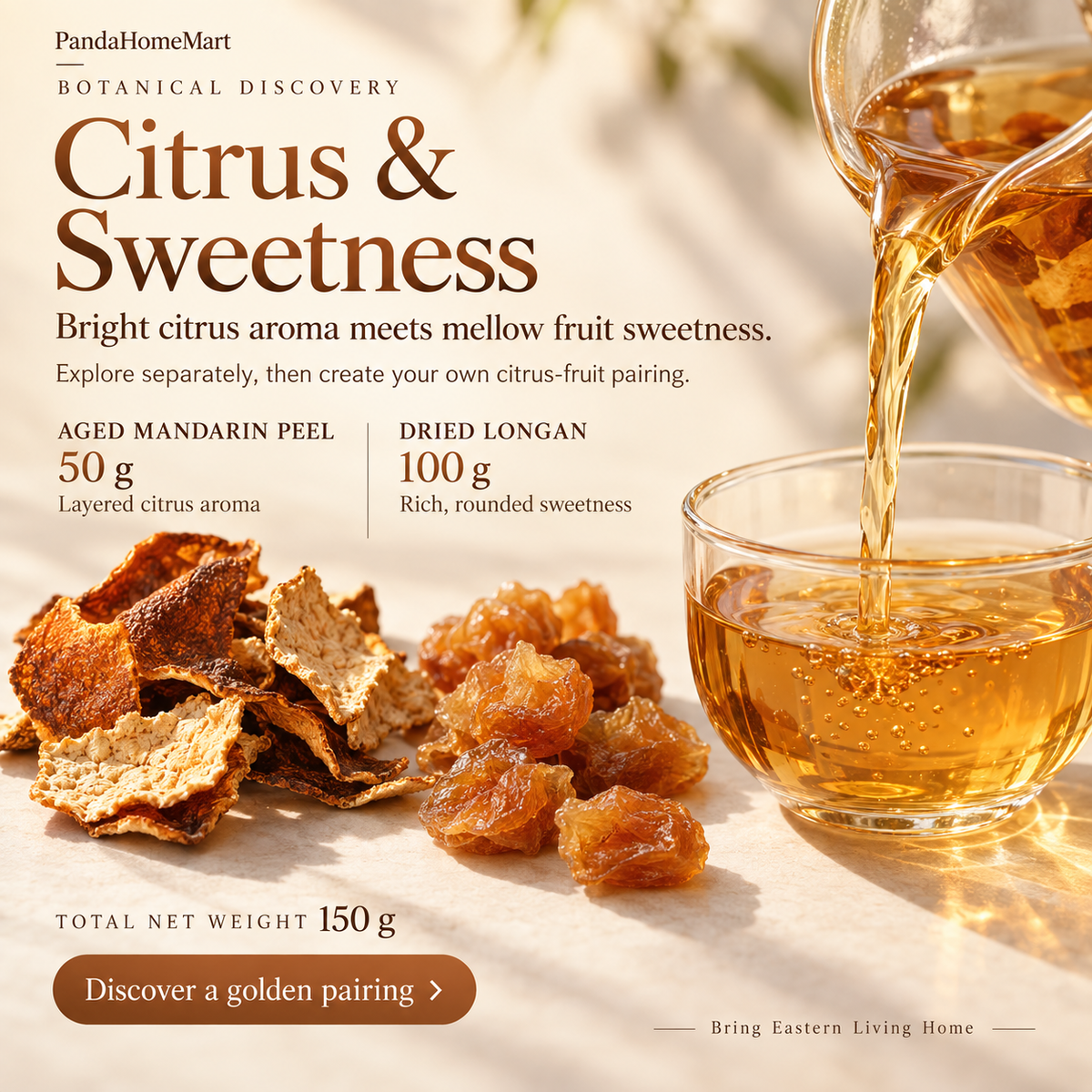 Botanical Discovery Subscription with Aged Mandarin Peel and Dried Longan