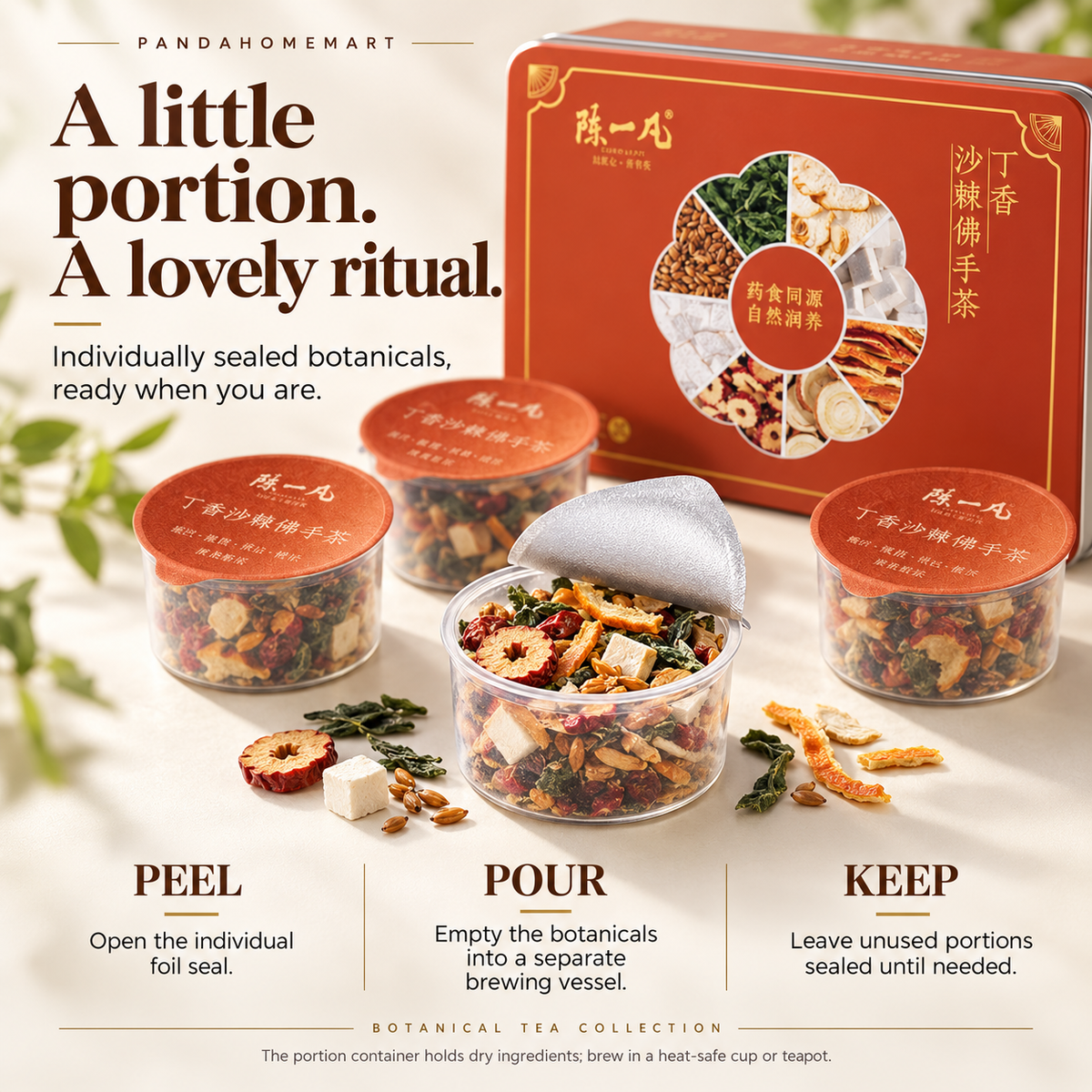 Sand Ginger & Buddha’s Hand Citrus Tea Pods™ — 30 Pods