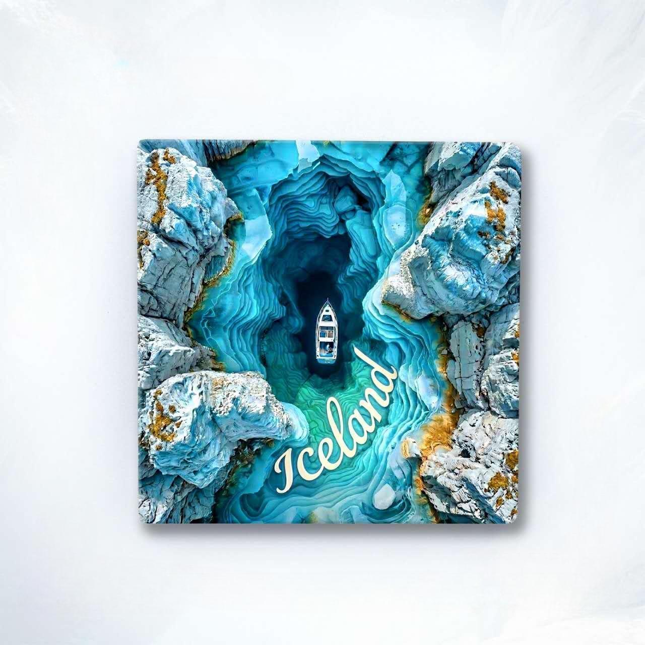 Imperial Iceland™ Collection Land of Fire, Ice &amp; Timeless Wonder Premium Ceramic Heritage Magnet Set (3 Pieces)