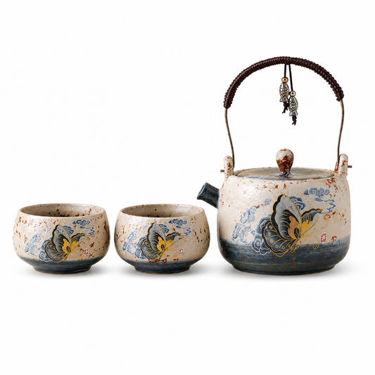Butterfly Ceramic Teapot Set™