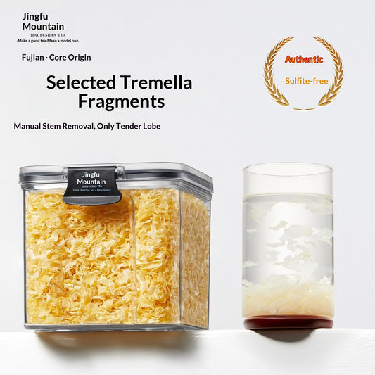 Premium White Fungus Silver Ear – Natural Snow Fungus Wellness Dessert Ingredient for Beauty Soup & Oriental Nourishment