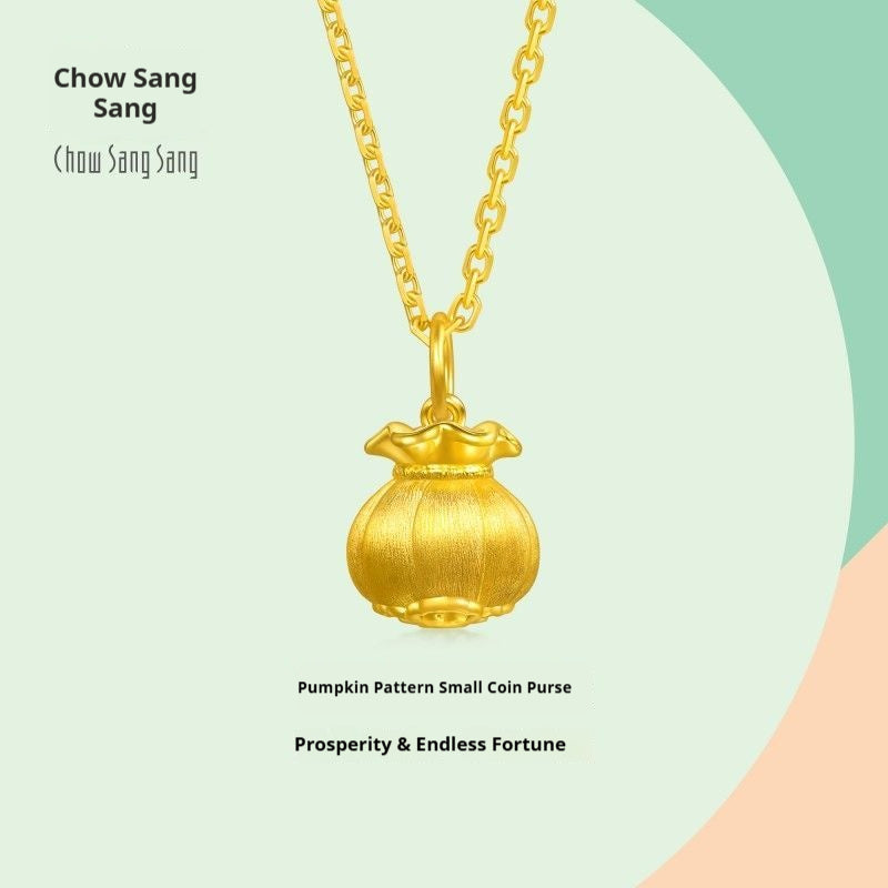 999 Pure Gold Fortune Money Bag Charm – Oriental Symbol of Abundance, Blessings & Meaningful Wealth