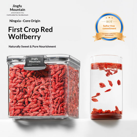 Premium Ningxia Goji Berry Tea – Natural Chinese Wolfberry Herbal Tea for Wellness, Energy & Daily Nourishment Rituals