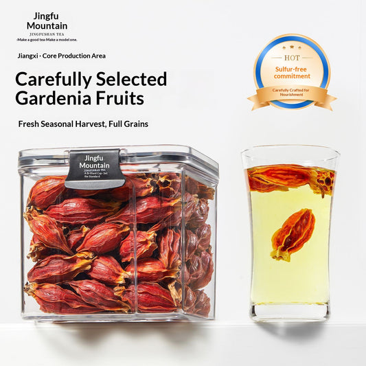 Premium Gardenia Fruit Herbal Tea – Natural Chinese Gardenia Tea for Wellness, Detox & Calm Living