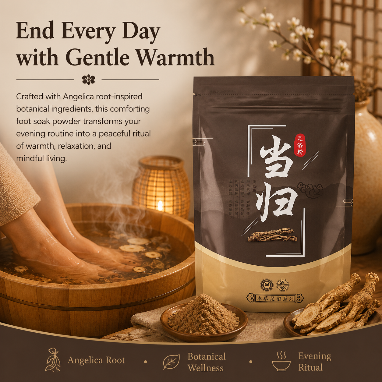 Angelica Herbal Foot Soak Powder