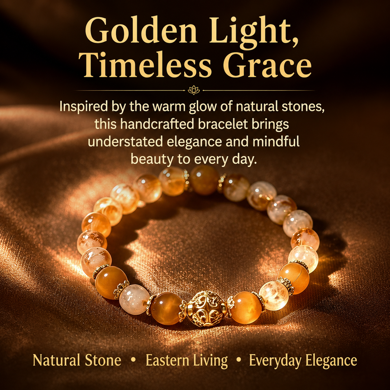 Golden Tiger Eye & Citrine Bracelet