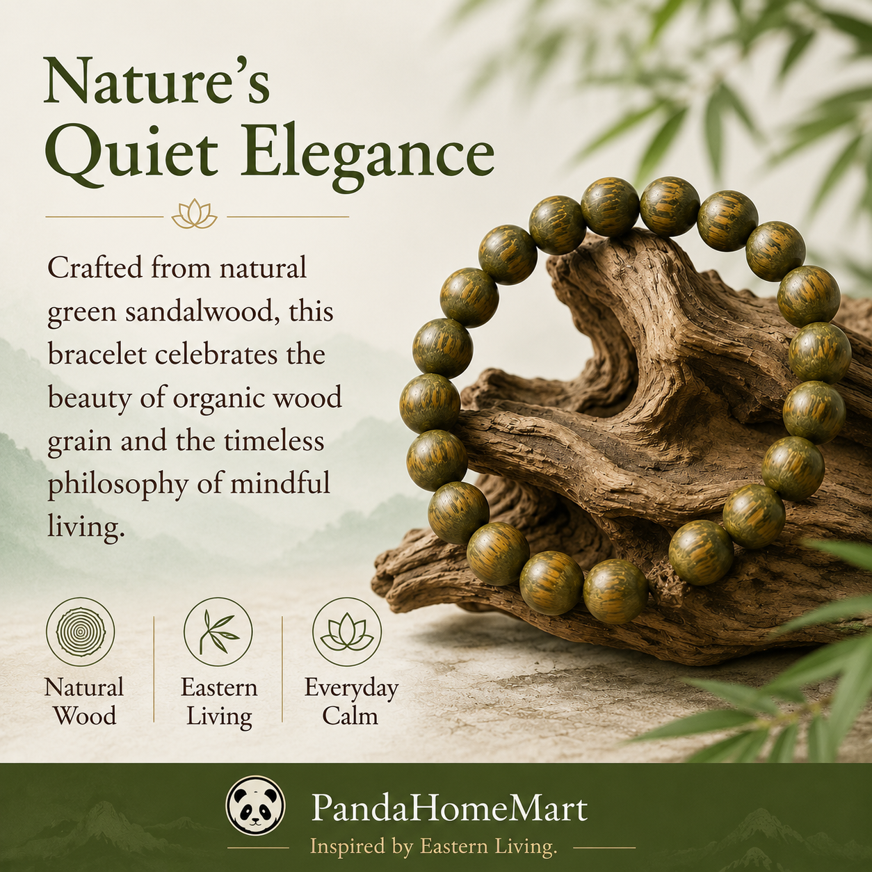 Green Sandalwood Bracelet