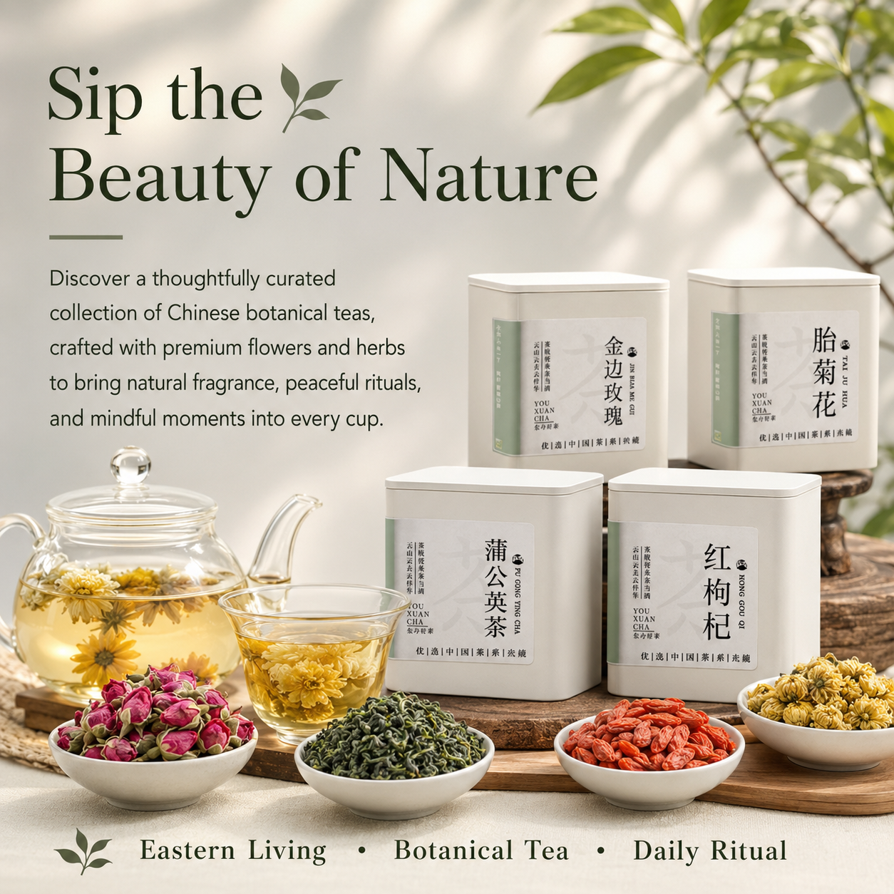 Premium Chinese Botanical Wellness Collection