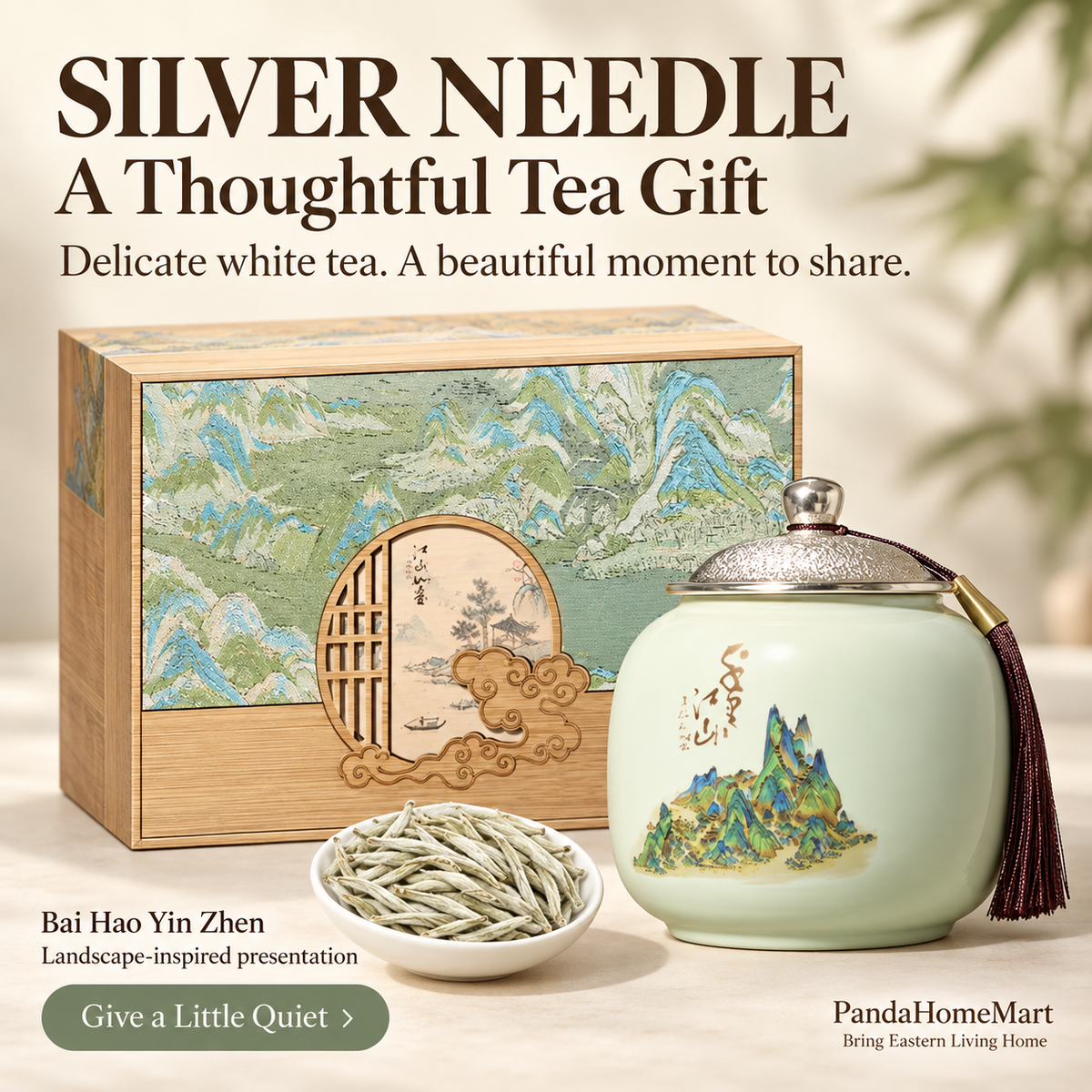 Premium Bai Hao Yin Zhen Silver Needle White Tea – Te Ji 200 g Gift Box